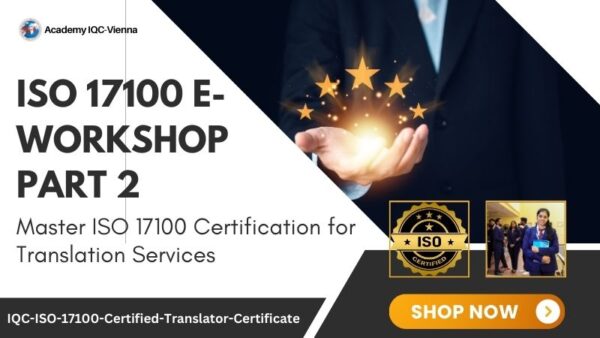 ISO 17100 - P2 Exam & Certificate - D