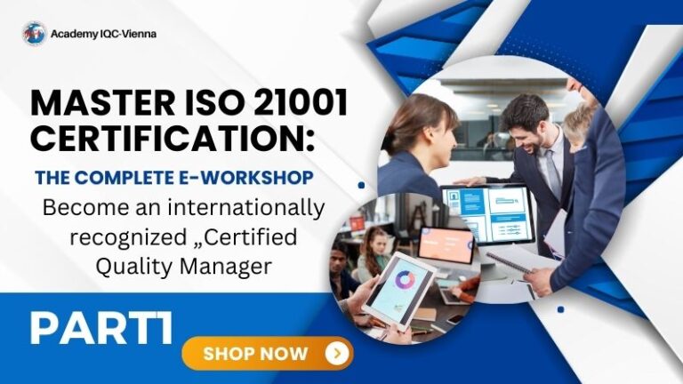 Master ISO 21001 e- Workshop