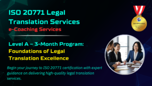 ISO 20771 e-Coaching Level A