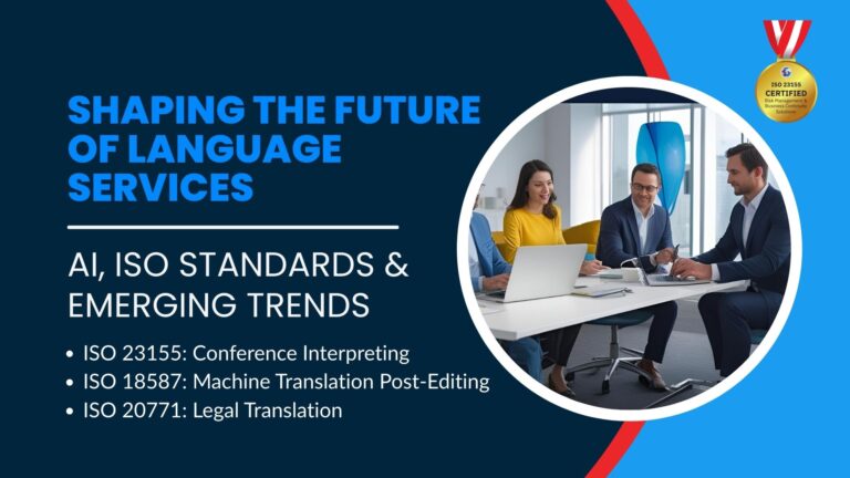 AI and the Future of Language Services: Emerging Trends and Standards in Interpreting, Post-Editing, and Legal Translation