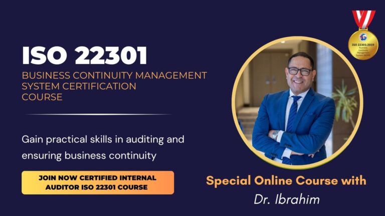 ISO 22301 Internal Auditor Course
