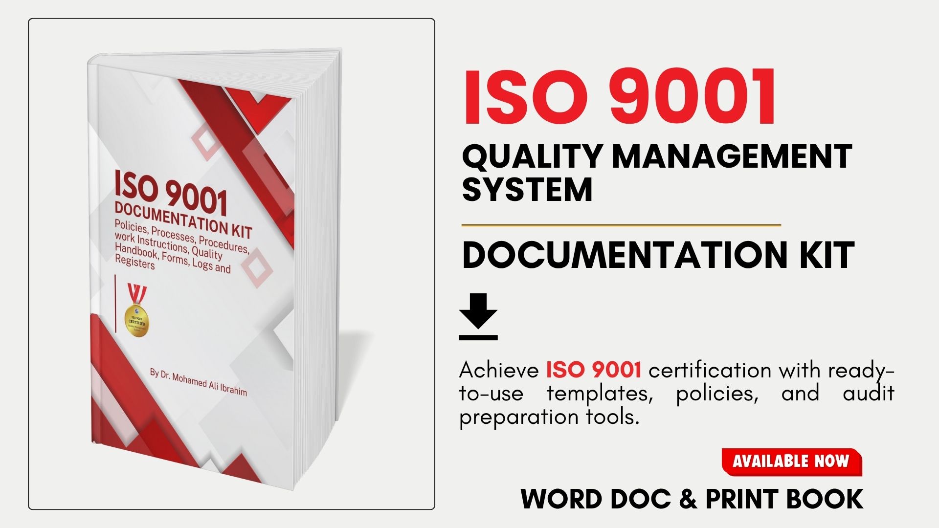 ISO 9001 documentation kit