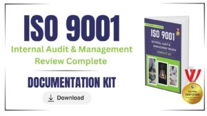 ISO 9001 Internal Audit & Management Documentation Kit